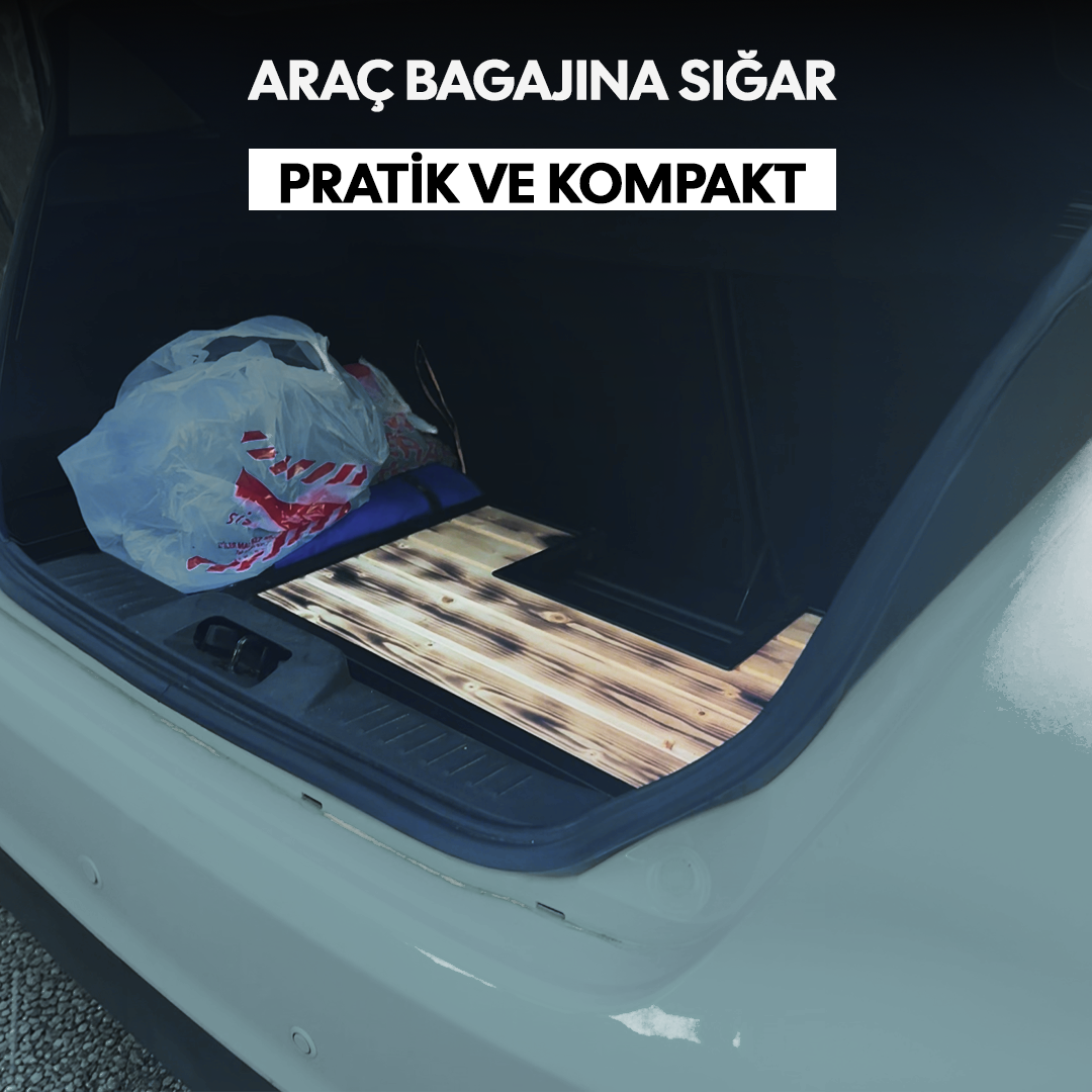 Mangola Ocakbaşı Katlanır Mangallı Kamp Masası